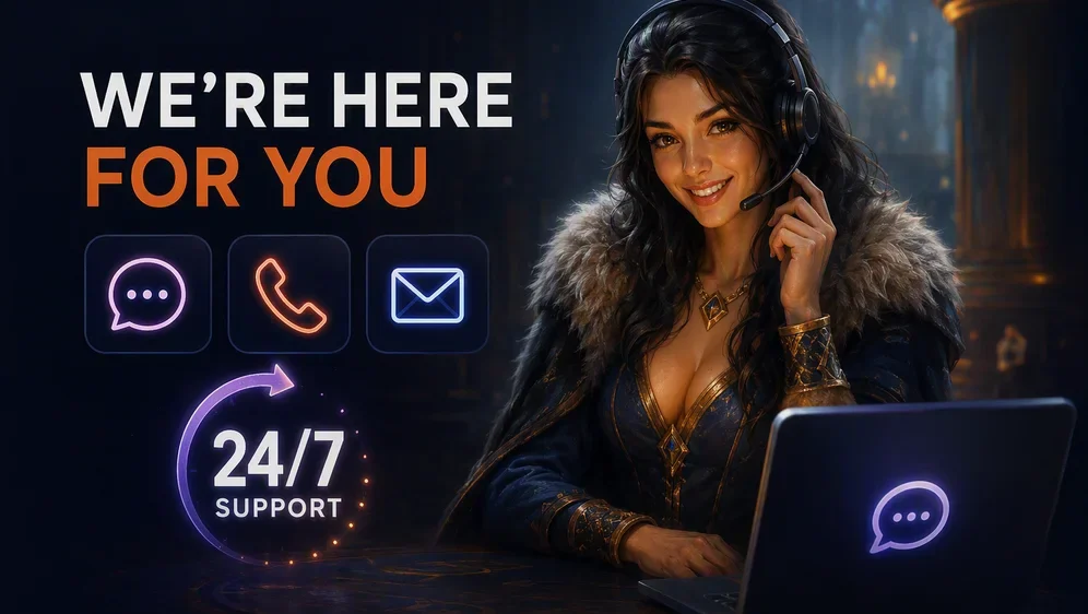 Live chat bubble icon on casino screen